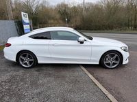Used Mercedes C220 AMG line 2016 White Coupe
