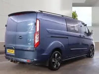 Used Ford Transit Custom Limited 130 HP (95 kW) 2018 Blue Van