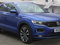Used VW T-Roc R-line 150 HP (110 kW) 2020 Blue SUV