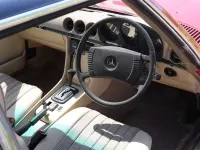 Used Mercedes SL350 1977 Red Cabriolet
