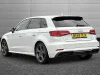 Used Audi A3 S-Line 150 HP (110 kW) 2018 White Sedan