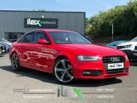 Used Audi A4 Black Edition 150 HP (110 kW) 2014 Red Sedan