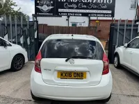 Used Nissan Note S 98 HP (72 kW) 2016 White Hatchback