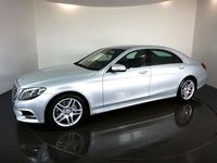 used Mercedes S350 S Class 3.0D L AMG LINE 4d AUTO-2 OWNER CAR FINISHED IN IRIDIUM SILVER WITH BLACK LEATHER UPHOLSTERY-