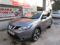 Used Nissan Qashqai N-Connecta 2017 Grey SUV