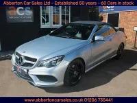 Used Mercedes E250 AMG 204 HP (150 kW) 2014 Silver Cabriolet
