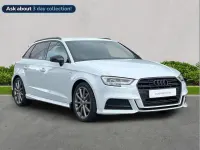 Used Audi A3 Black Edition 113 HP (83 kW) 2019 White Sedan