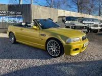 Used BMW M3 Impressive 343 HP (252 kW) 2002 Yellow Cabriolet