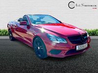 Used Mercedes E220 SE 168 HP (123 kW) 2014 Red Cabriolet