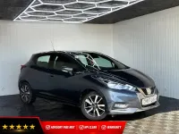 Used Nissan Micra Acenta 90 HP (66 kW) 2017 Grey Hatchback