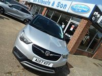 Used Vauxhall Crossland X Elite 99 HP (72 kW) 2017 Silver SUV