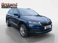 Used Skoda Karoq SE Technology 150 HP (110 kW) 2021 Blue SUV