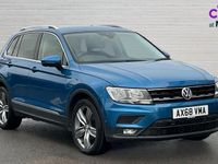 Used VW Tiguan Match 150 HP (110 kW) 2019 Caribbean blue metallic SUV