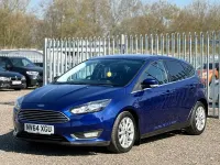 Used Ford Focus Titanium 115 HP (84 kW) 2015 Blue Hatchback