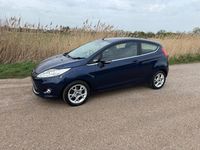 Used Ford Fiesta Zetec 82 HP (60 kW) 2012 Blue Hatchback