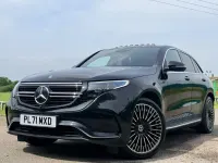 Used Mercedes EQC400 AMG line 88 kW (120 HP) 2021 Black SUV