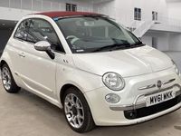 Used Fiat 500C Lounge 85 HP (62 kW) 2011 White Cabriolet