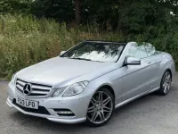 Used Mercedes E350 2013 Silver Cabriolet