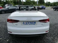 Used Audi A5 Cabriolet S-Line 190 HP (139 kW) 2018 White Cabriolet