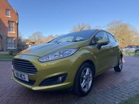 Used Ford Fiesta Zetec 2013 Yellow Hatchback