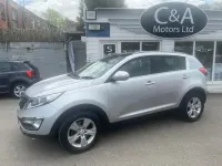 Używany Kia Sportage 115 KM (84 kW) 2012 Srebrny SUV