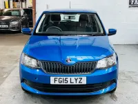 Used Skoda Fabia 60 HP (44 kW) 2015 Blue Hatchback