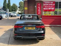 Used Audi A3 Cabriolet S-Line 150 HP (110 kW) 2017 Black Cabriolet