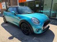 Begagnad Mini Cooper Cabriolet 2016 Turkos Cab