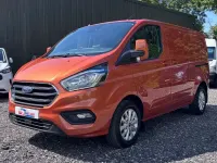 Used Ford Transit Custom Limited 130 HP (95 kW) 2023 Orange Van