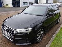 Used Audi A3 Sportback S-Line 2016 Black Hatchback
