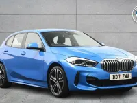 Used BMW 118 M Sport 134 HP (98 kW) 2022 Blue Hatchback