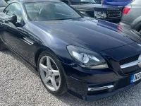 Used Mercedes SLK200 AMG 184 HP (135 kW) 2013 Blue Cabriolet