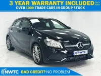 Used Mercedes A180 AMG line 109 HP (80 kW) 2017 Black Hatchback