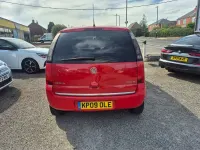 Used Vauxhall Meriva Design Edition 2009 Red MPV