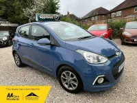 Used Hyundai i10 Premium 87 HP (63 kW) 2015 Blue Hatchback