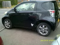 Used Toyota iQ 68 HP (50 kW) 2011 Black Hatchback