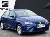 Used Seat Ibiza SE Technology 94 HP (69 kW) 2019 Blue Hatchback