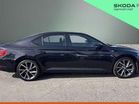 Used Skoda Superb SportlinePlus 140 HP (102 kW) 2021 Black magic pearl effect Hatchback