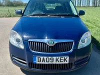 Usado Skoda Fabia 2009 Azul Citadino
