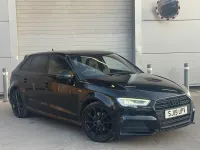 Used Audi A3 Sportback Black Edition 150 HP (110 kW) 2019 Black Hatchback