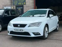 Used Seat Leon SE Dynamic 108 HP (79 kW) 2016 White Estate