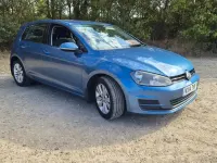 Used VW Golf VII SE 2014 Blue Hatchback