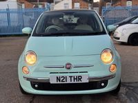 Used Fiat 500 Lounge 69 HP (50 kW) 2015 Green Cabriolet