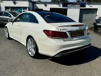 Used Mercedes E220 AMG line 177 HP (130 kW) 2017 White Coupe
