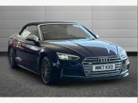 Used Audi A5 Cabriolet Advanced 354 HP (260 kW) 2017 Blue Cabriolet
