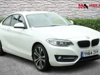 Used BMW 220 Sport Line 2014 White Coupe