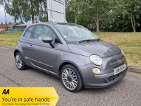Used Fiat 500 Lounge 69 HP (50 kW) 2015 Grey Hatchback