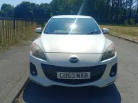 Used Mazda 3 105 HP (77 kW) 2013 White Hatchback