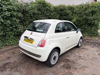 Used Fiat 500 Lounge 2013 White Hatchback