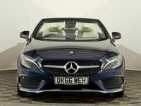 Second-hand Mercedes C200 AMG line 181 CP (133 kW) 2016 Albastru Cabrio